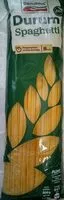 Mängden socker i Durum spaghetti
