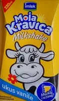 Mängden socker i Moja kravica milkshake - vanila