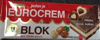 Mängden socker i Eurocrem Blok - Swisslion - 90 G