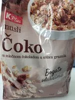 Mängden socker i musli čoko