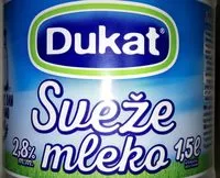 Mängden socker i Sveže mleko 2.8% mm