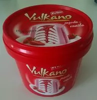 Mängden socker i Vulkano jagoda-vanila