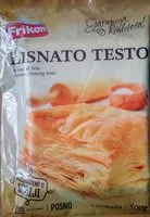 Mängden socker i Lisnato testo