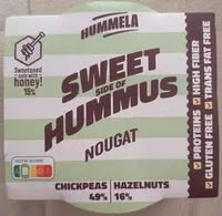 Mängden socker i Sweet side of hummus Nougat