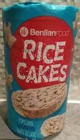 Mängden socker i Rice Cake - Natural brown rice