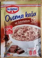 Mängden socker i Ovsena kaša sa čokoladom