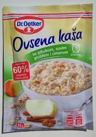 Mängden socker i Ovsena kaša sa jabukom, suvim grožđem i cimetom