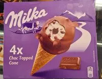 Mängden socker i Milka Choc Topped Cone