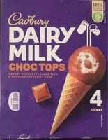 Mängden socker i Cadbury Dairy Milk Choc Tops