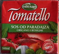 Mängden socker i Tomatello sos od paradajza origano i bosiljak