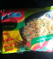 Socker och näringsämnen i Indomie