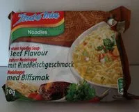 Mängden socker i Instant noodles soup beef flavour