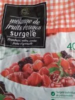 Mängden socker i Mélange de fruits rouges surgelés