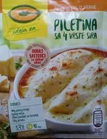 Mängden socker i C ideja za piletina sa 4 vrste sira