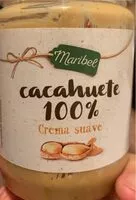 Mängden socker i Cacahuete 100% crema suave