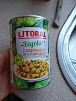 Mängden socker i Vegetal garbanzos con espinacas