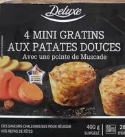 Mängden socker i Gratins aux patates douces