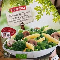 Mängden socker i Mélange de légumes vapeur & penne