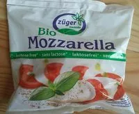 Mängden socker i Mozzarela Bio Sans lactose