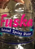 Mängden socker i Fuska Naturel spring water