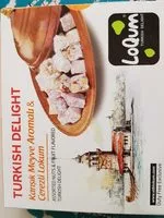 Mängden socker i Loukoums aux noix mixtes