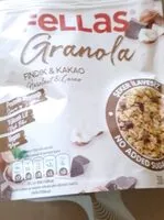 Mängden socker i fellas fındık parçacıklı ve kakaolu granola