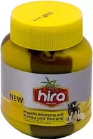 Mängden socker i Haselnusscreme mit Kakao und Banane