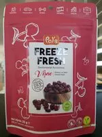 Mängden socker i Freeze Fresh Sour Cherry - Visne