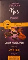 Mängden socker i Wefood %50 Kakaolu Hindistan Cevizi Sütlü Vegan Çikolata No5