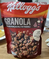 Mängden socker i Granola çikolata parçacıklı ve fındıklı