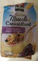 Mängden socker i Golden Muesli croustillant
