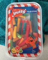 Mängden socker i Filled sticks