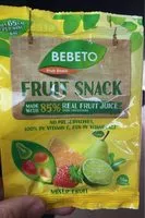 Mängden socker i Fruit snack