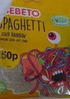 Mängden socker i Spaghetti- Sour Rainbow