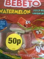 Mängden socker i Watermelon gummy candy