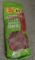 Mängden socker i Fizzy strawberry pencils