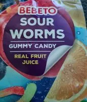 Mängden socker i Sour Worms