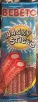 Mängden socker i Bebeto Wacky sticks