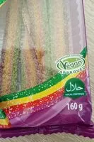 Mängden socker i Sour Blast (confiserie gélifiée acidifiée goût fruité)