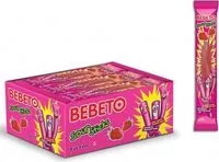 Mängden socker i Bebeto Sour Strawberry Sticks