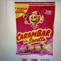Mängden socker i Carambar la sucette