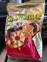 Mängden socker i hanimeller asorted biscuit