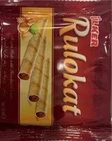 Mängden socker i Wafer rolls with hazelnut cream