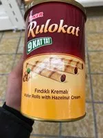 Mängden socker i Ulker Rulokat Wafer Rolls With Hazelnut