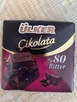 Mängden socker i Cikolata %80 Bitter