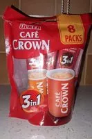 Mängden socker i Café Crown 3en1