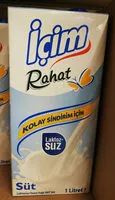Mängden socker i İçim süt 1 litre laktozsuz