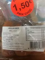 Mängden socker i Abricots secs