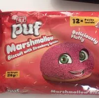 Mängden socker i marshmallow biscuit with strawberry sprinkles