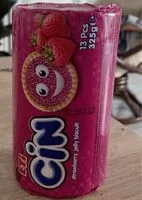 Mängden socker i Cin strawberry jelly biscuit